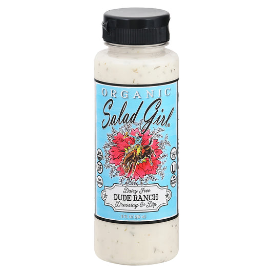 Salad Girl Organic Dairy Free Dude Ranch Dressing & Dip 8 oz