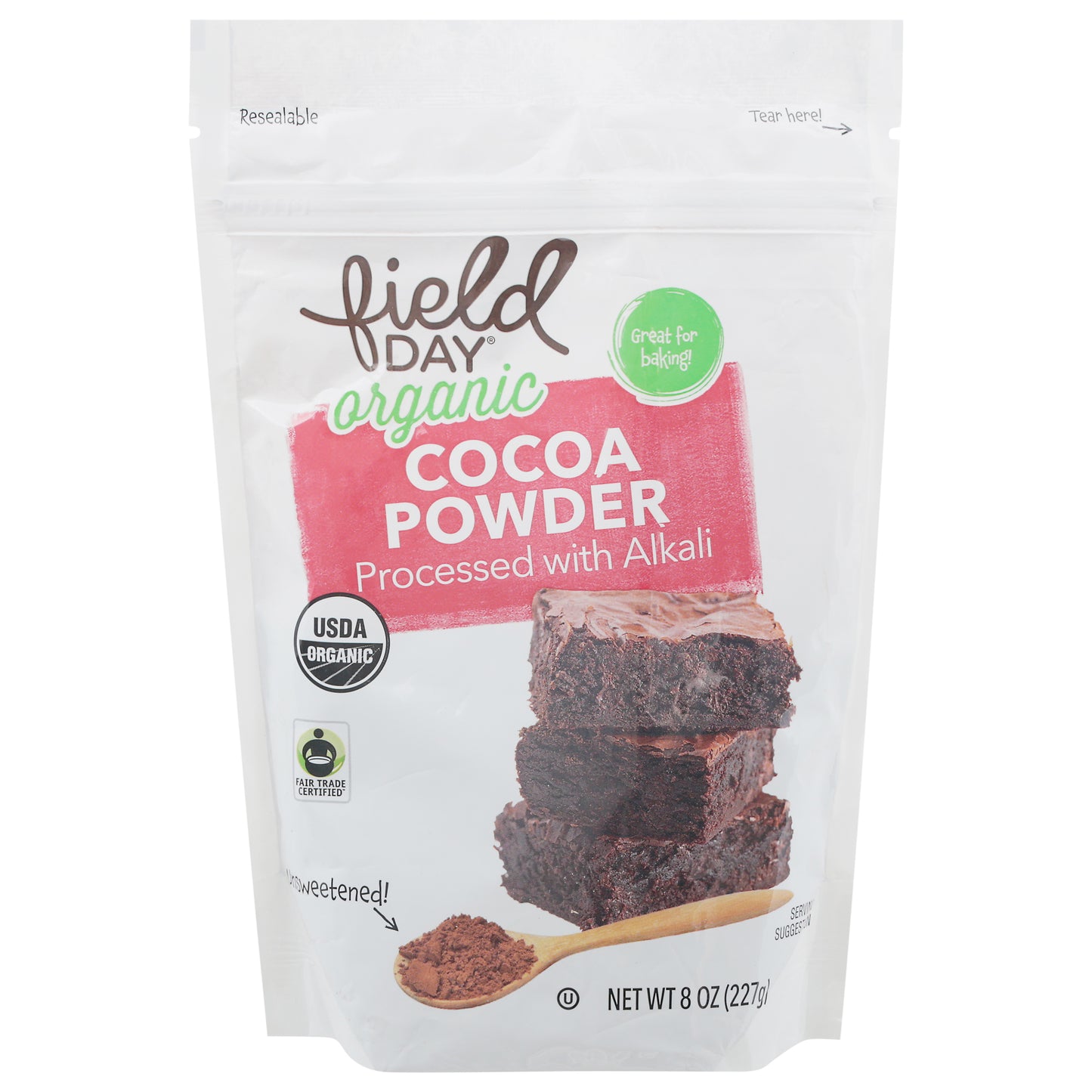 Field Day Unsweetened Cocoa Powder 8 oz