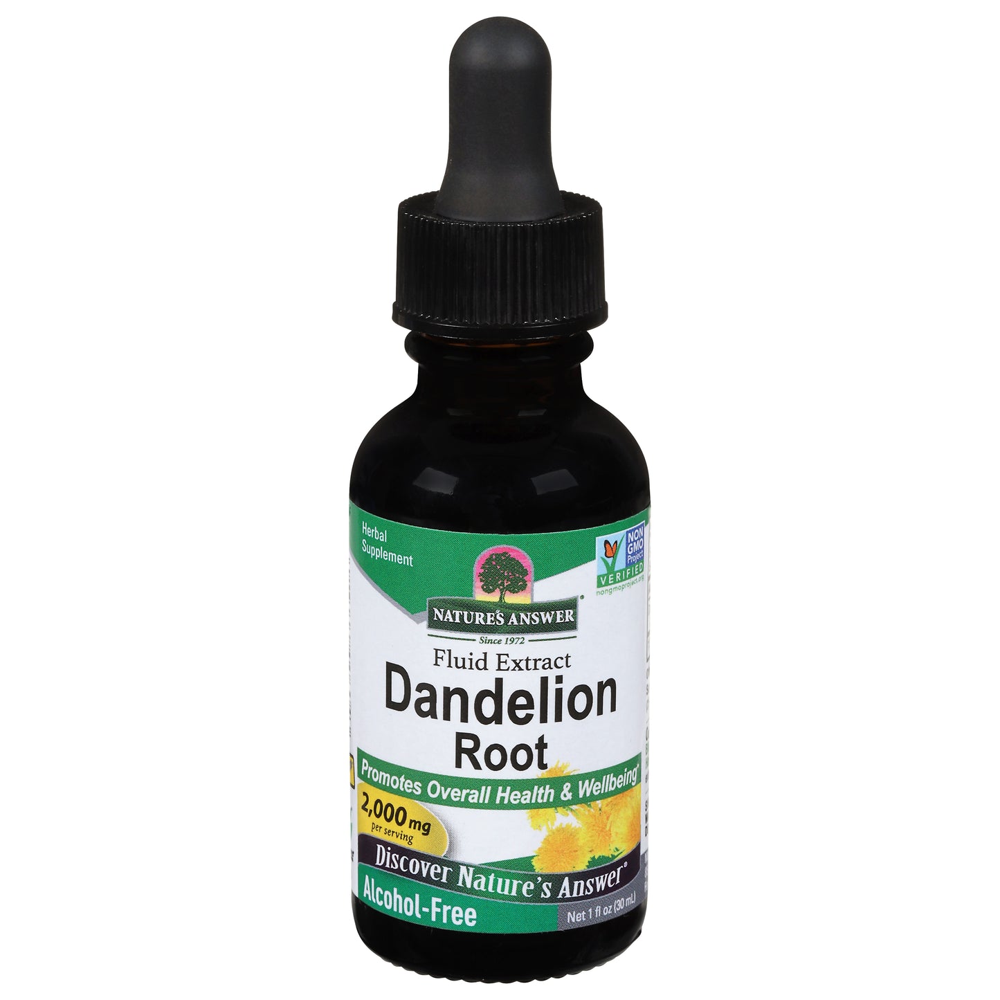 Nature's Answer 2000 mg Dandelion Root Fluid Extract 1 fl oz