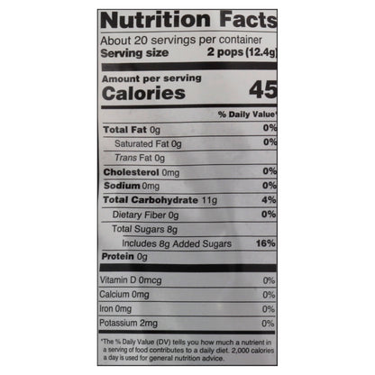 YumEarth Organic Favorites Pops 40 ea