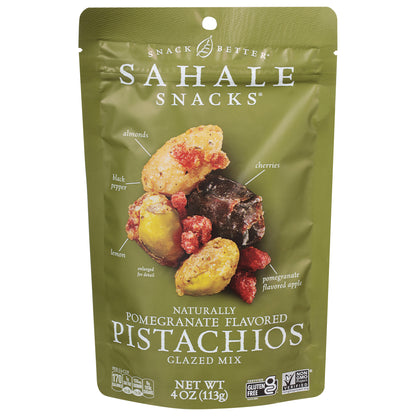 Sahale Snacks Pomegranate Flavored Pistachios Glazed Mix 4 oz