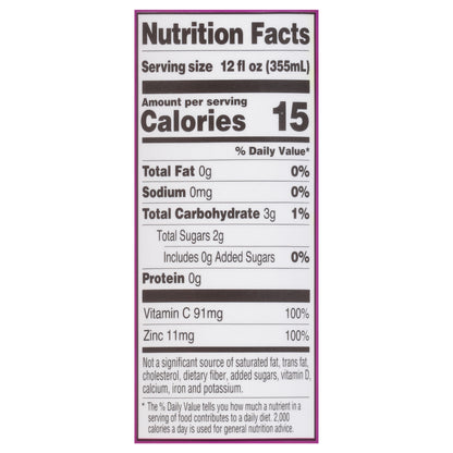 Zyn Turmeric Wellness Pomegranate Cranberry Flavor Antioxidant Drink 12 fl oz