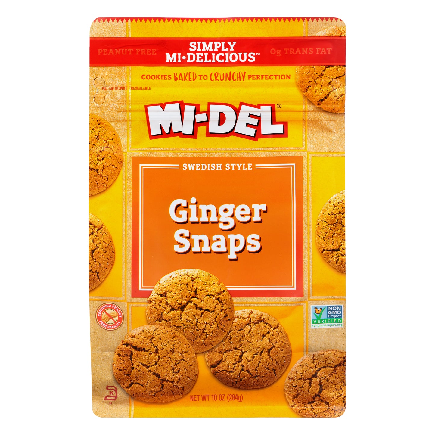 Mi-Del Swedish Style Ginger Snaps 10 oz