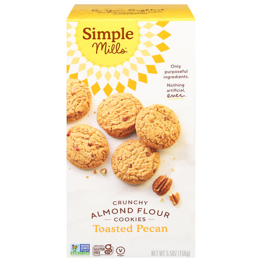 Simple Mills Crunchy Almond Flour Toasted Pecan Cookies 5.5 oz