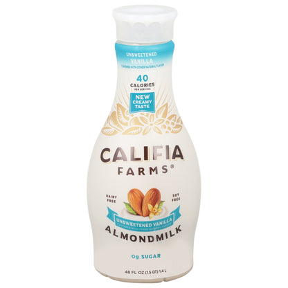 Califia Farms Unsweetened Vanilla Almondmilk 48 fl oz