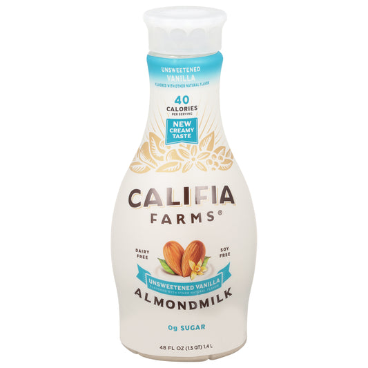 Califia Farms Unsweetened Vanilla Almondmilk 48 fl oz