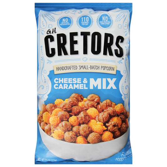 G.H. Cretors Cheese & Caramel Mix Popcorn 7.5 oz