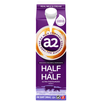 a2 Milk Half and Half, 32 oz