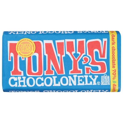 Tony's Chocolonely 70% Dark Chocolate 6.35 oz