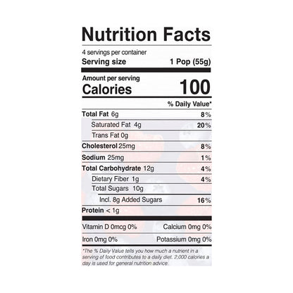 JonnyPops Raspberries & Blueberries with Cream 4 PK