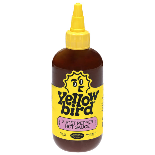 Yellowbird Real Hot Ghost Pepper Hot Sauce 9.8 oz