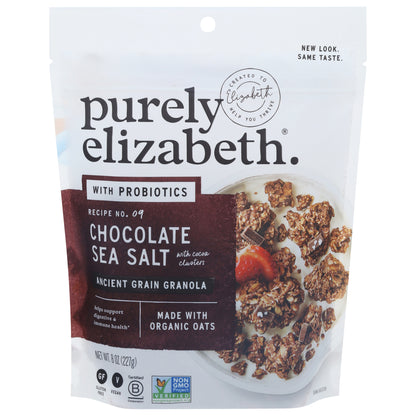 Purely Elizabeth Ancient Grain Chocolate Sea Salt Granola 8 oz