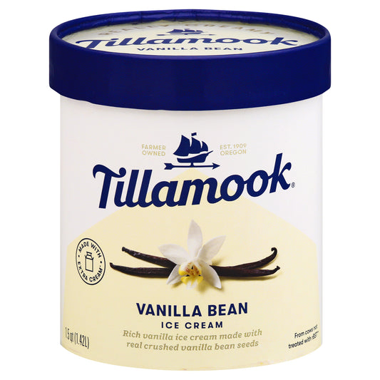 Tillamook Vanilla Bean Ice Cream 1.5 qt