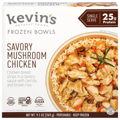 Kevin's Natural Foods Savory Mushroom Chicken 9.5 oz