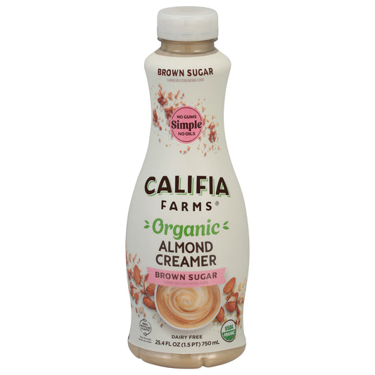 Califia Farms Organic Brown Sugar Almond Creamer 25.4 fl oz