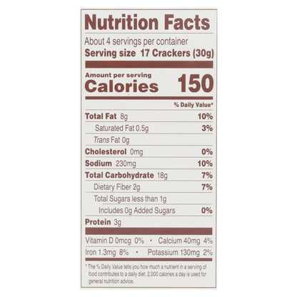 Simple Mills Sun-Dried Tomato & Basil Almond Flour Crackers 4.25 oz