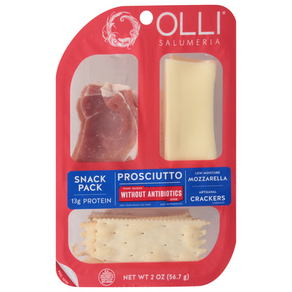 Olli Salumeria Prosciutto/Mozzarella/Crackers Snack Pack 2 oz