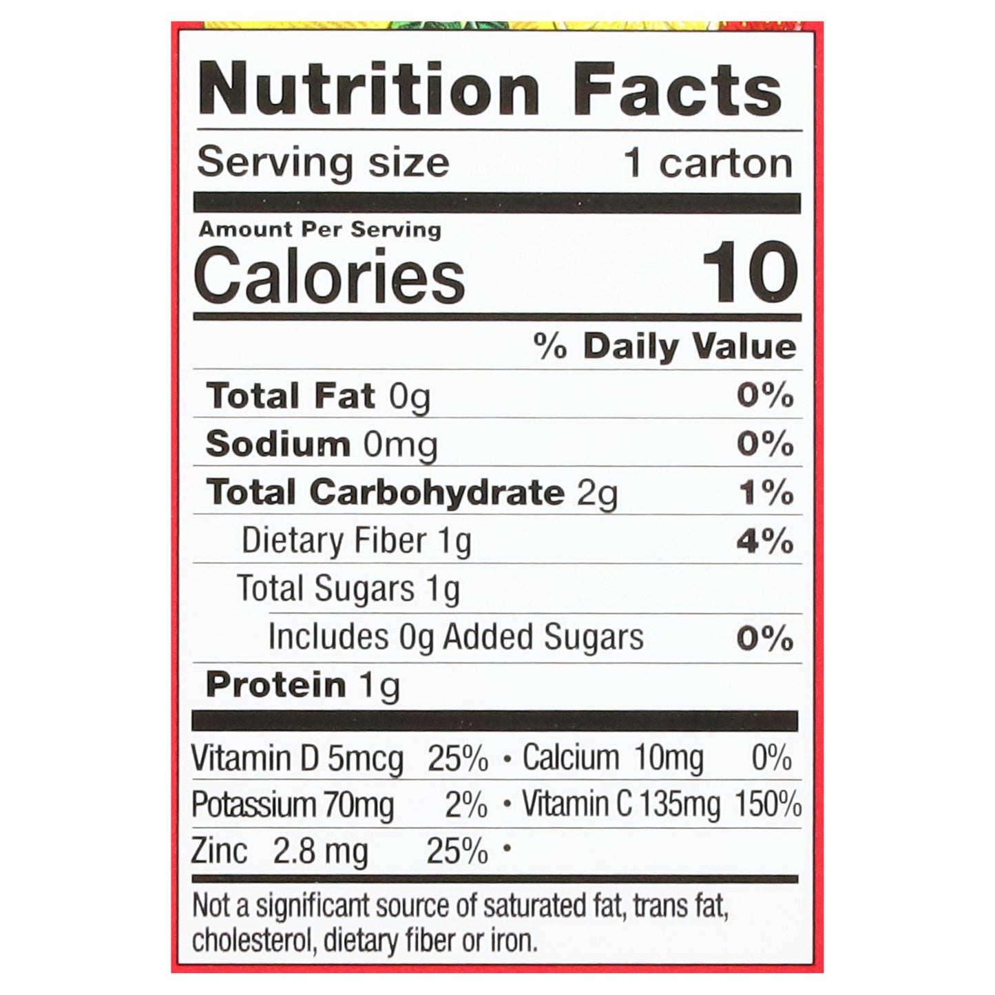 No Sugar Added Strawberry Lemonade Juice Box 6ct