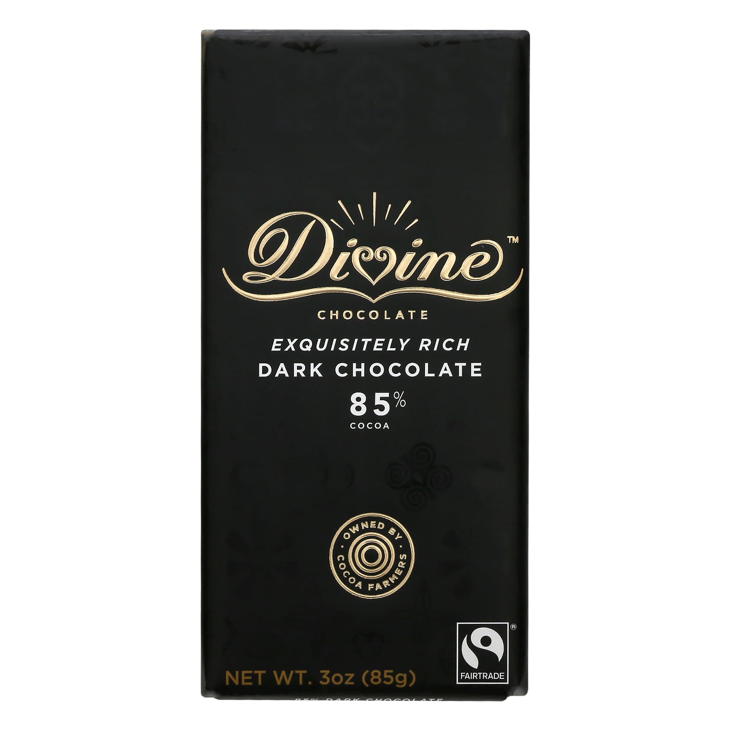 Divine Chocolate Dark Chocolate 3 oz