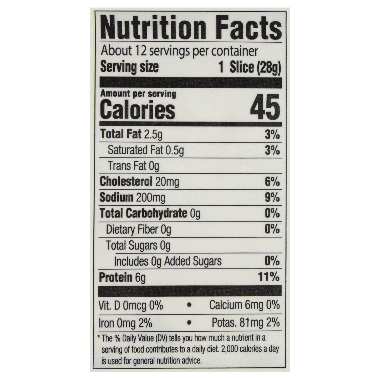 Wellshire Uncured Turkey Bacon 12 oz