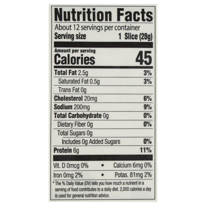 Wellshire Uncured Turkey Bacon 12 oz