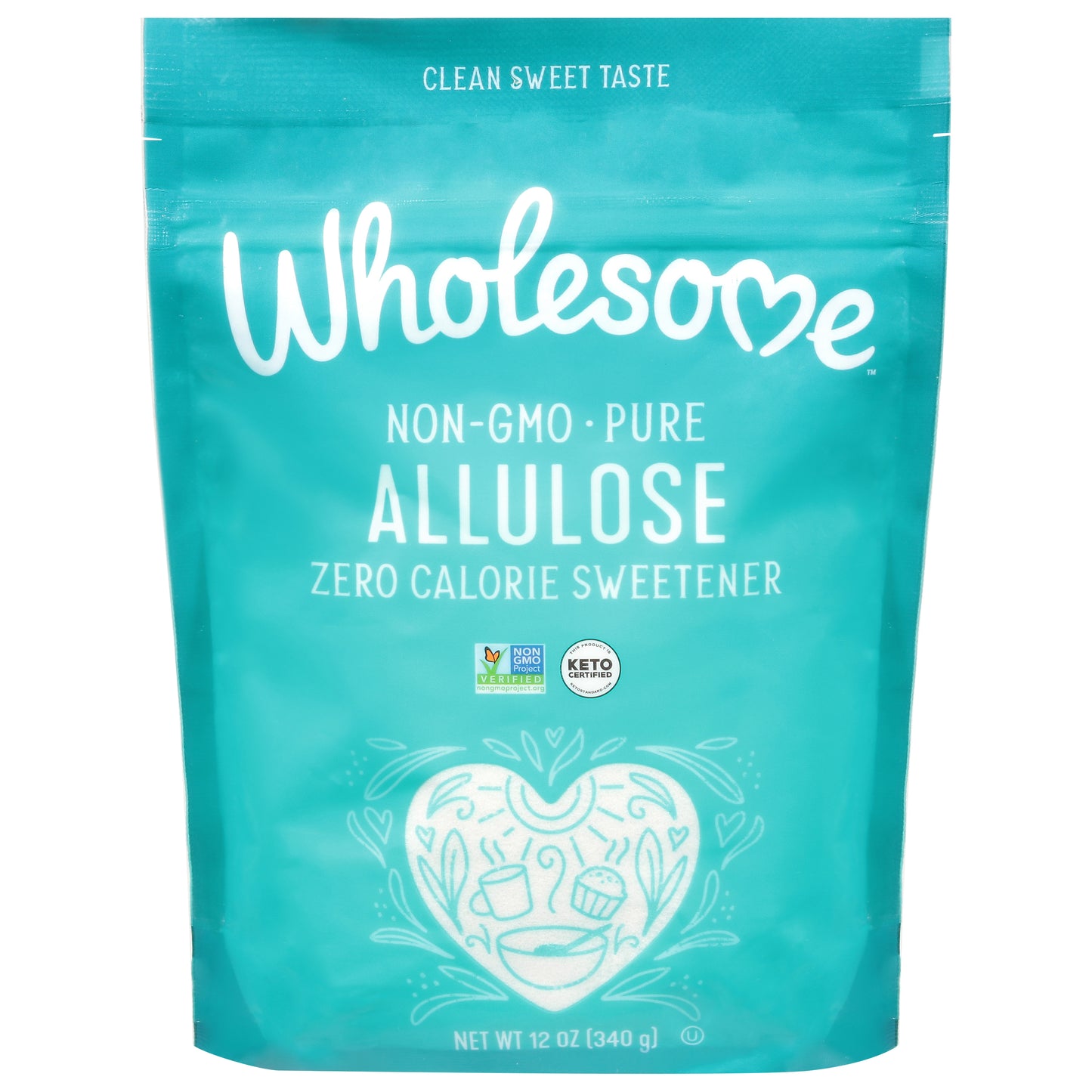 Wholesome Allulose Zero Calorie Sweetener 12 oz