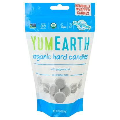 YumEarth Organic Wild Peppermint Hard Candies 3.3 oz