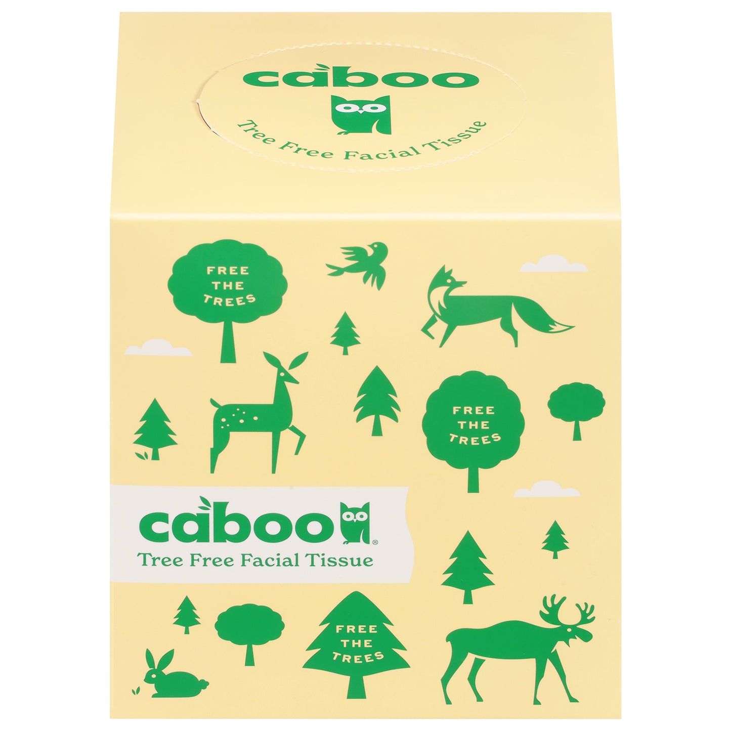 Caboo Tree Free 3-Ply Facial Tissues 60 ea