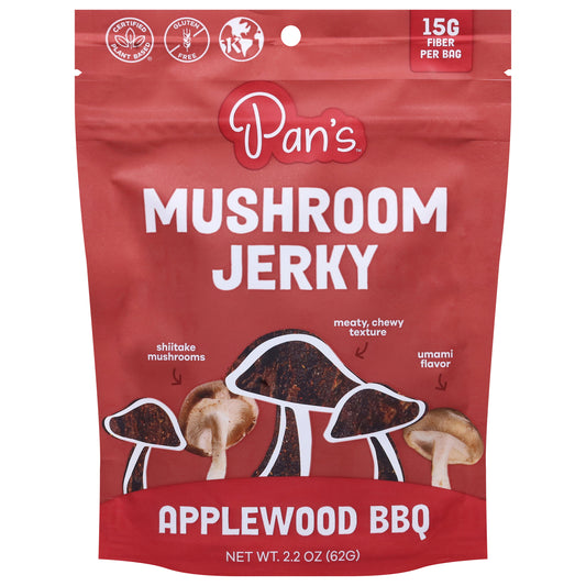 Pan's Applewood BBQ Mushroom Jerky 2.2 oz