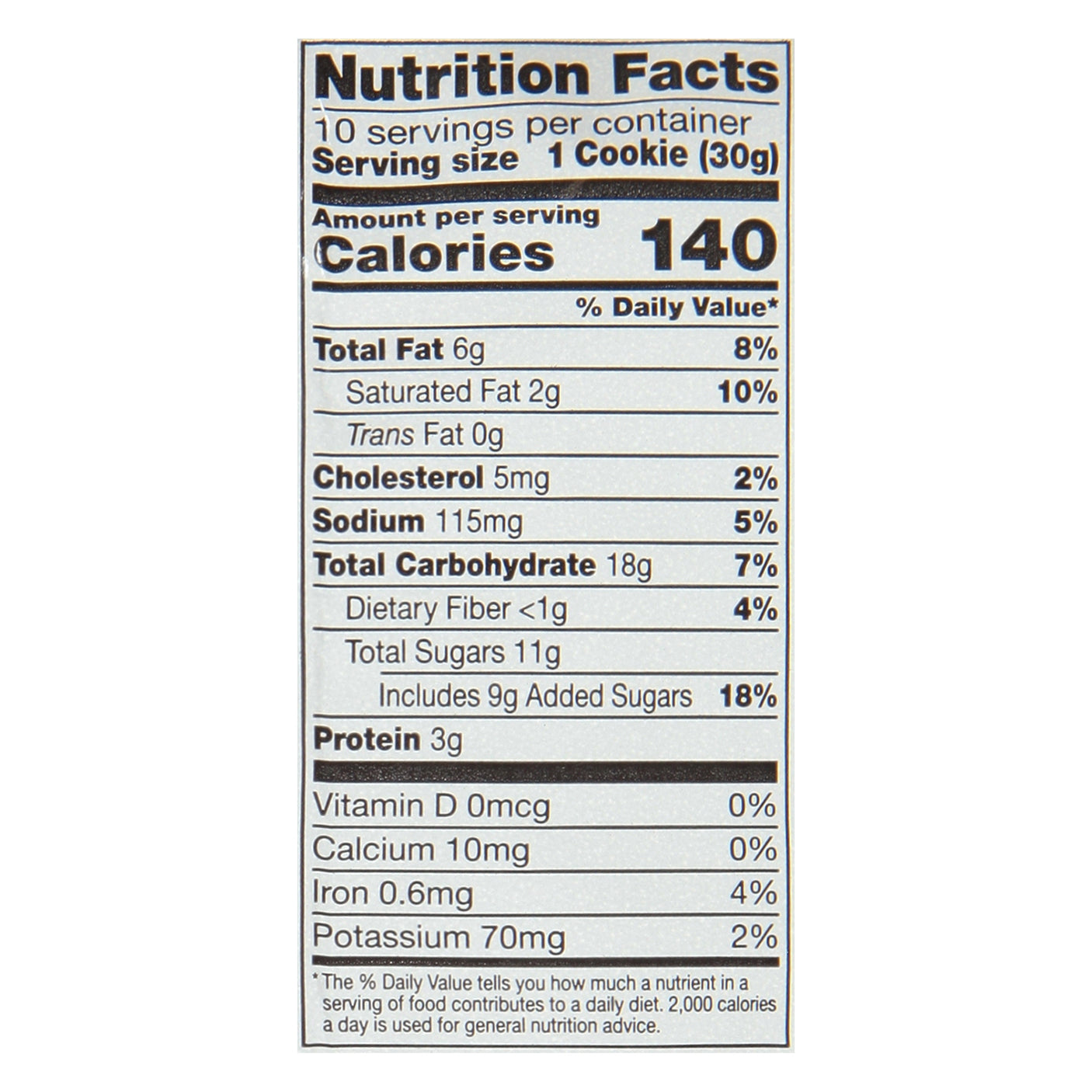 Matt's Bakery Soft-Baked Peanut Butter Chocolate Chip Cookies 10.5 oz