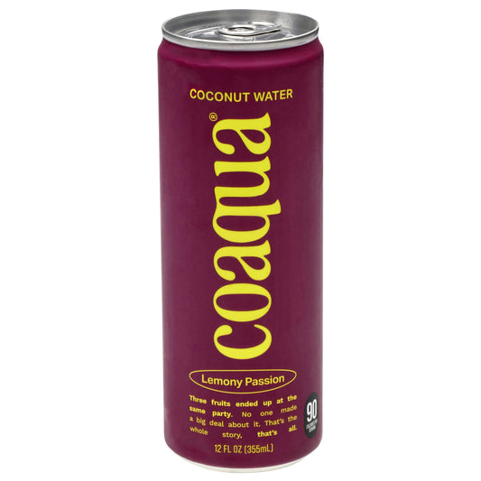 CoAqua Lemony Passion Coconut Water 12 fl oz