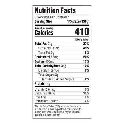 Against the Grain Gourmet Three Cheese Pizza Family Size 24 oz