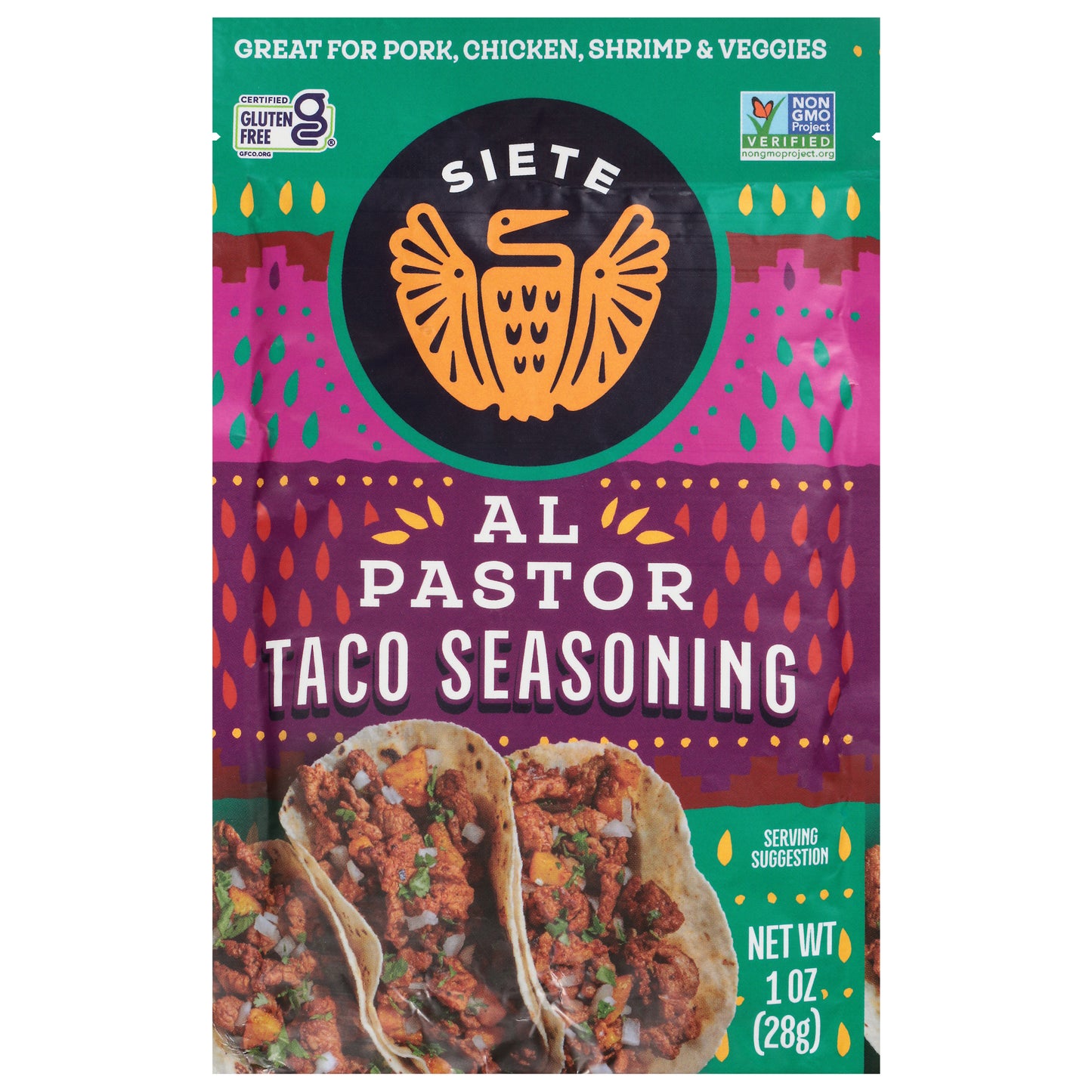 Siete Al Pastor Taco Seasoning 1 oz