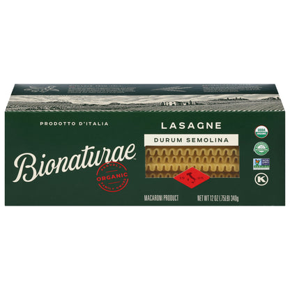 Bionaturae Durum Semolina Lasagne 12 oz