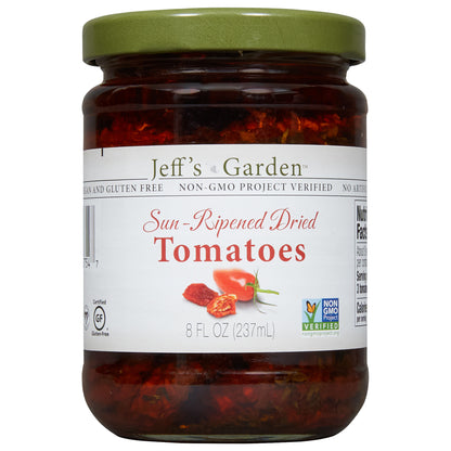 Jeff's Garden Sun-Ripened Dried Tomatoes, 8 fl oz