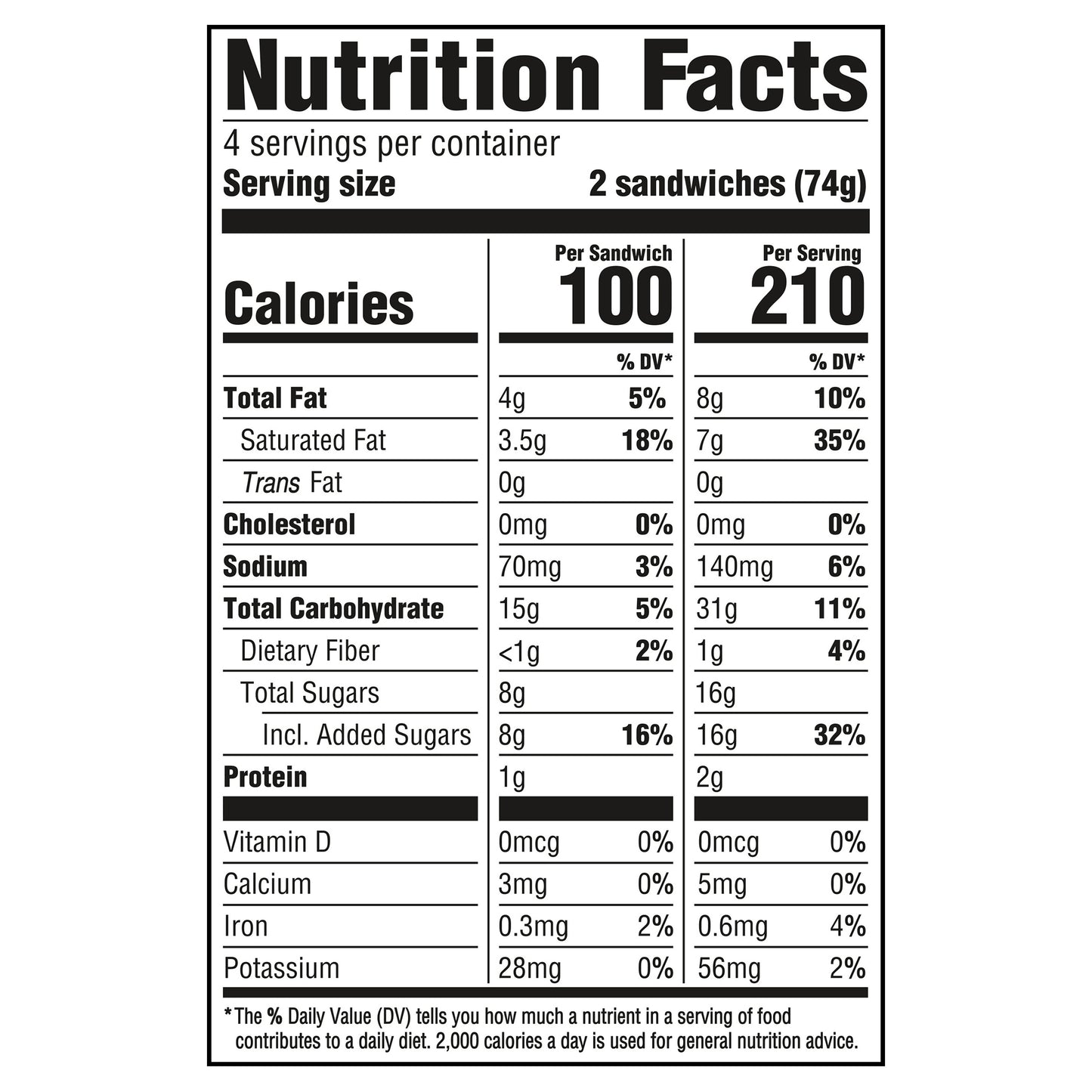 So Delicious Coconut Milk Frozen Dessert Sandwiches, Vanilla Bean, Dairy Free, Vegan, Non-GMO, Kosher, 8 Count Pack