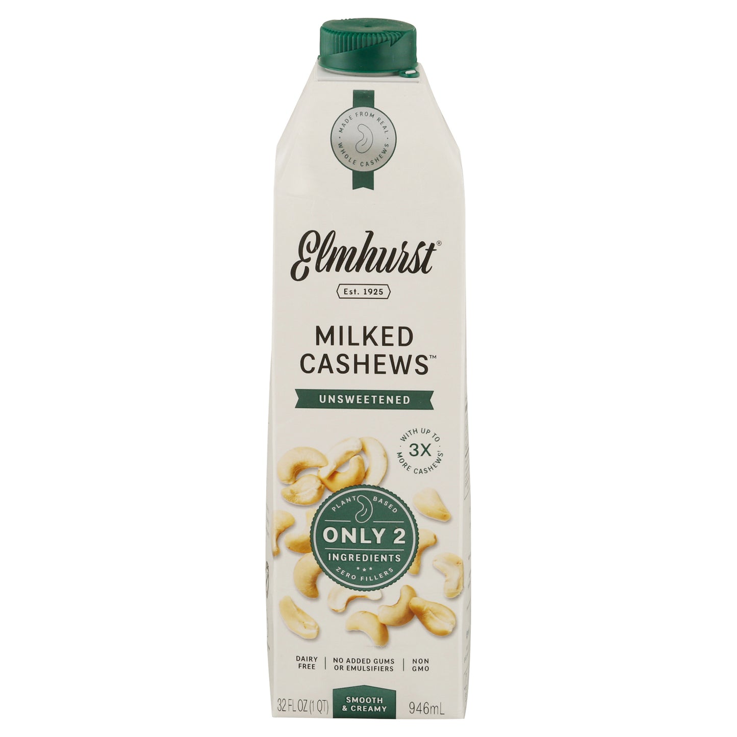 Elmhurst Unsweetened Milked Cashews 32 fl oz