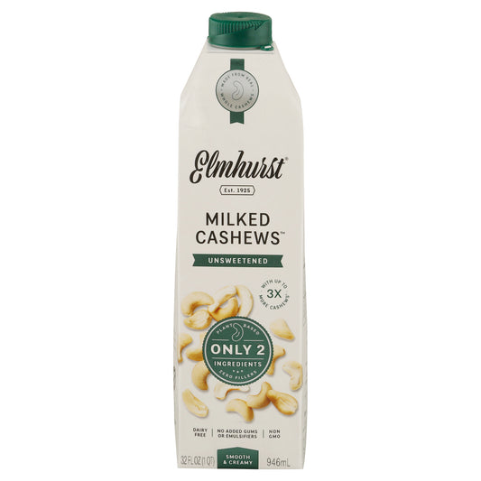 Elmhurst Unsweetened Milked Cashews 32 fl oz
