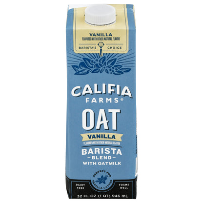 Califia Farms Oat Vanilla Barista Blend with Oatmilk 32 fl oz