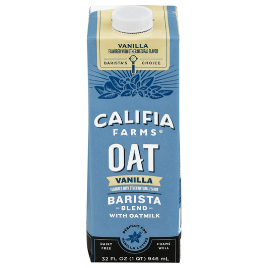 Califia Farms Oat Vanilla Barista Blend with Oatmilk 32 fl oz