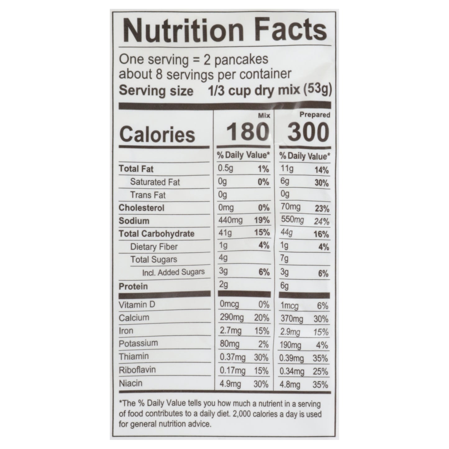 King Arthur Baking Company Gluten-Free Pancake Mix 15 oz