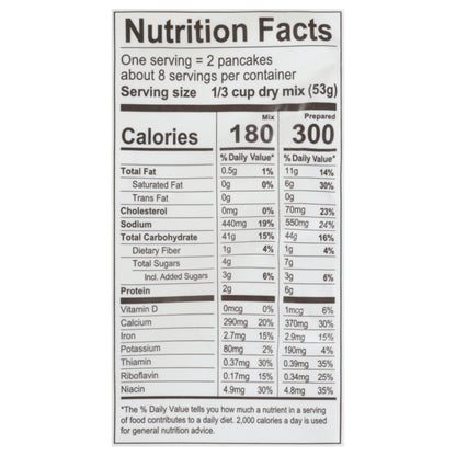 King Arthur Baking Company Gluten-Free Pancake Mix 15 oz