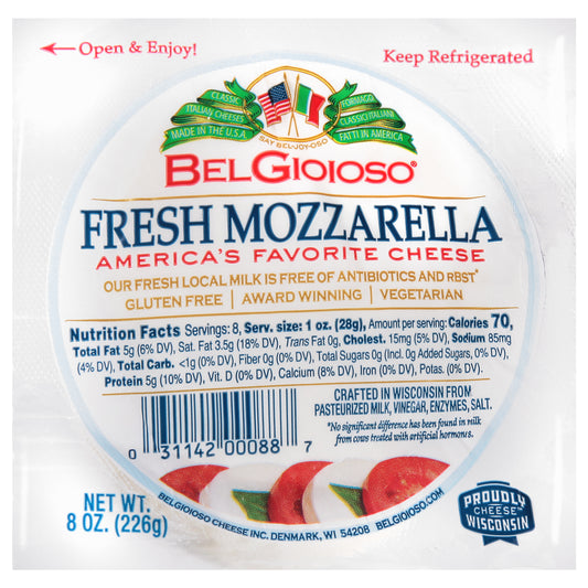 BelGioioso Fresh Mozzarella Cheese 8 oz