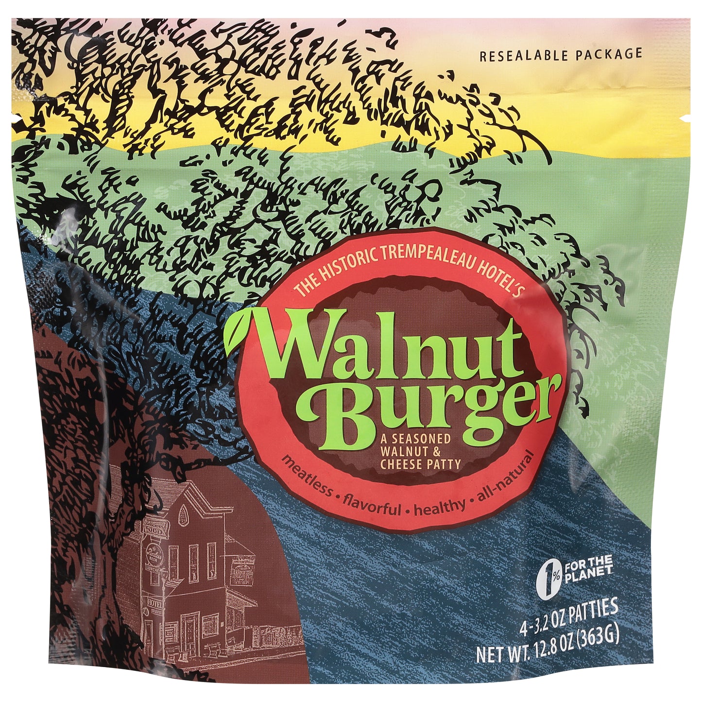 Walnut Burger Walnut & Cheese Patty 4 ea
