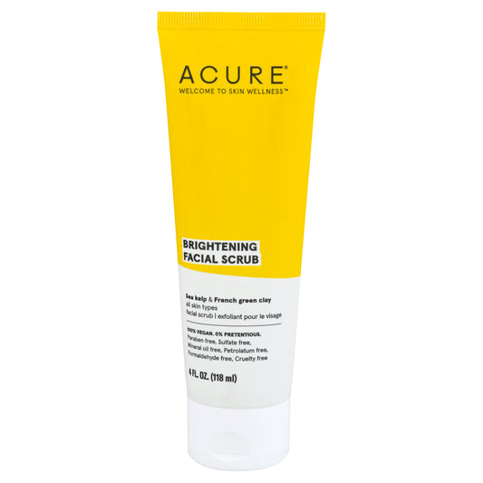 Acure Brightening Facial Scrub 4 oz