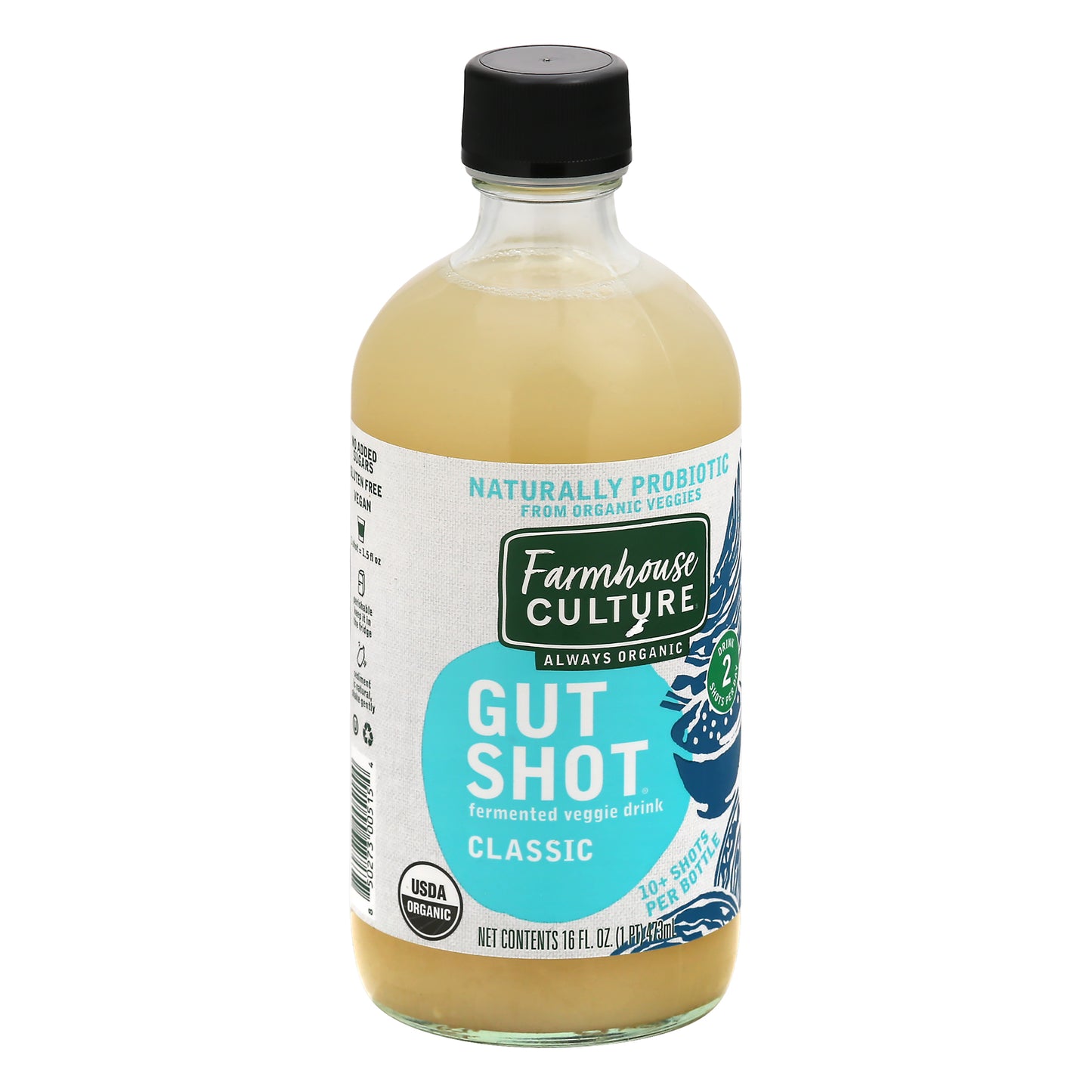 Farmhouse Culture Classic Gut Shot 16 oz
