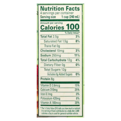 Organic Valley Cultured Low Fat Creamy & Classic Flavor Buttermilk 1 qt