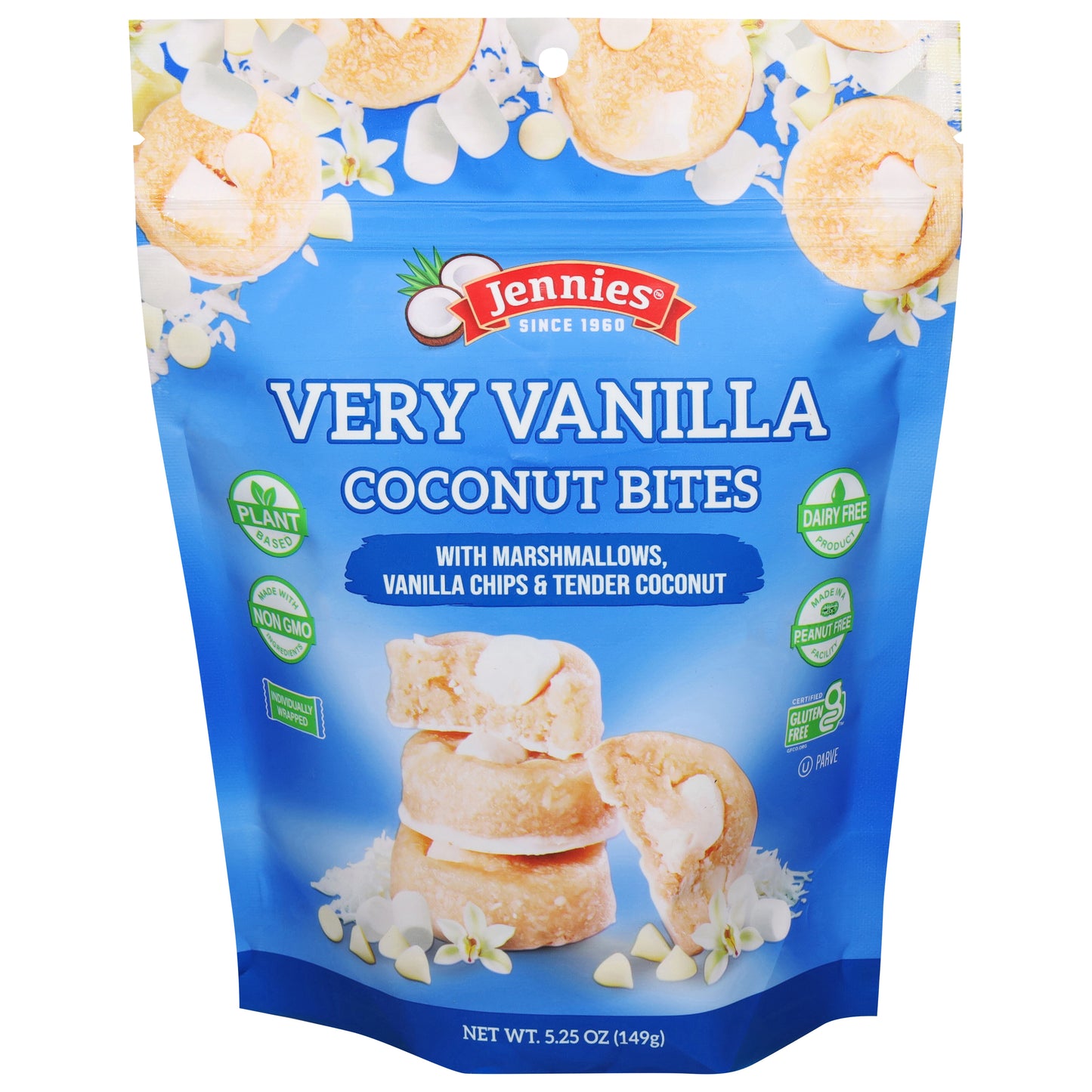 Jennies Very Vanilla Coconut Bites 5.25 oz
