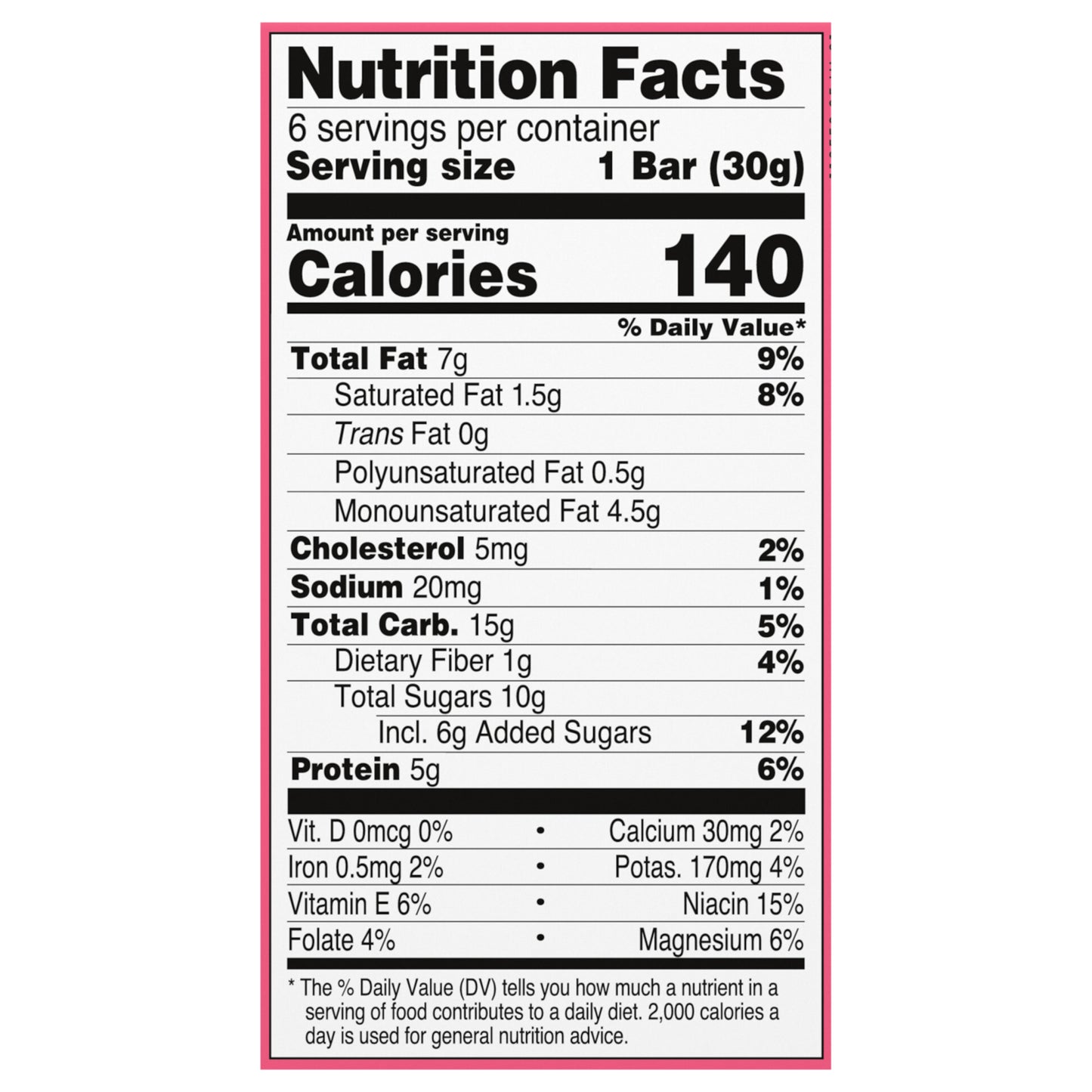 Perfect Bar Mini Gluten-Free PB&J Refrigerated Protein Bar, Kosher, 6 count, 1.05 oz