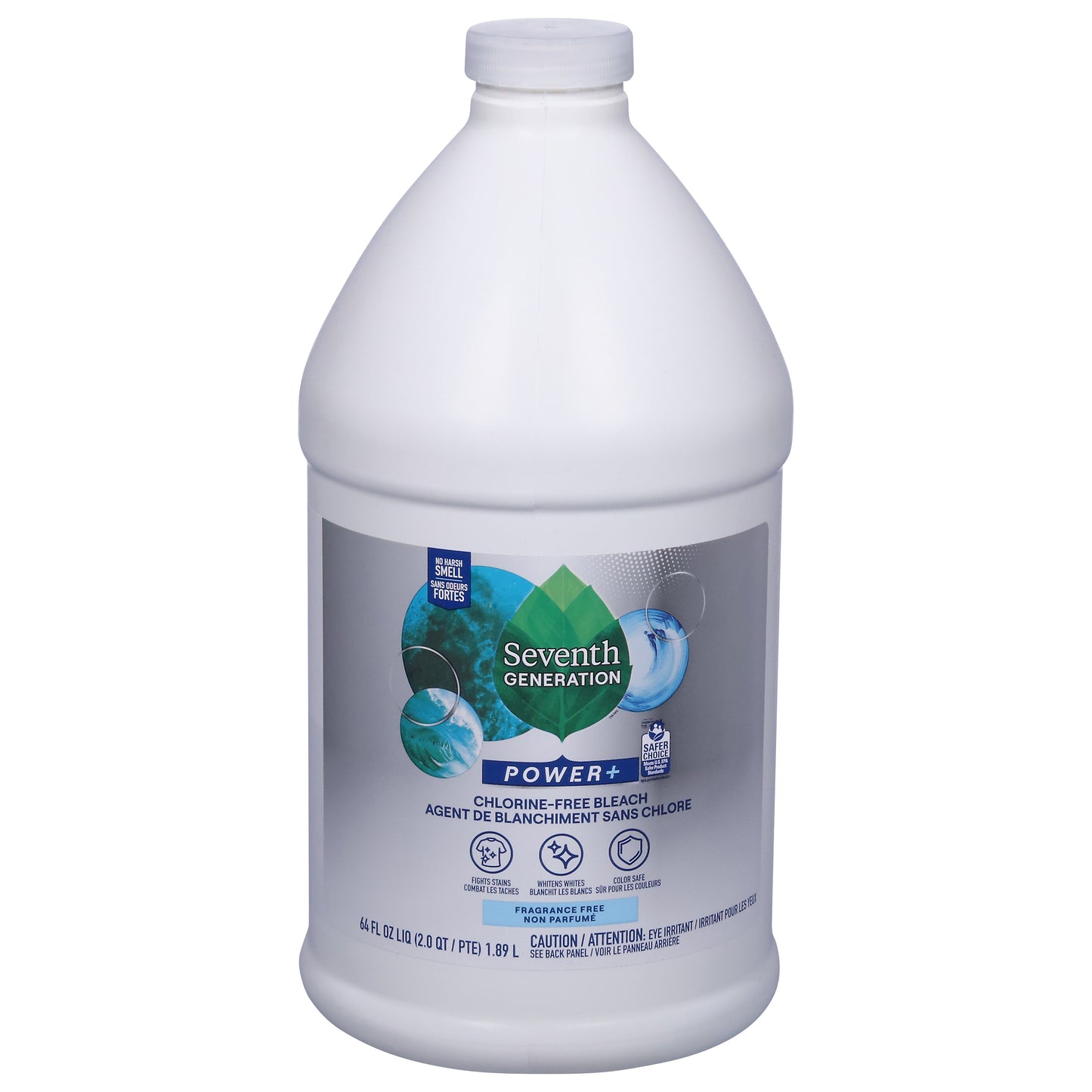 Seventh Generation Power+ Chlorine-Free Fragrance-Free Bleach 64 fl oz